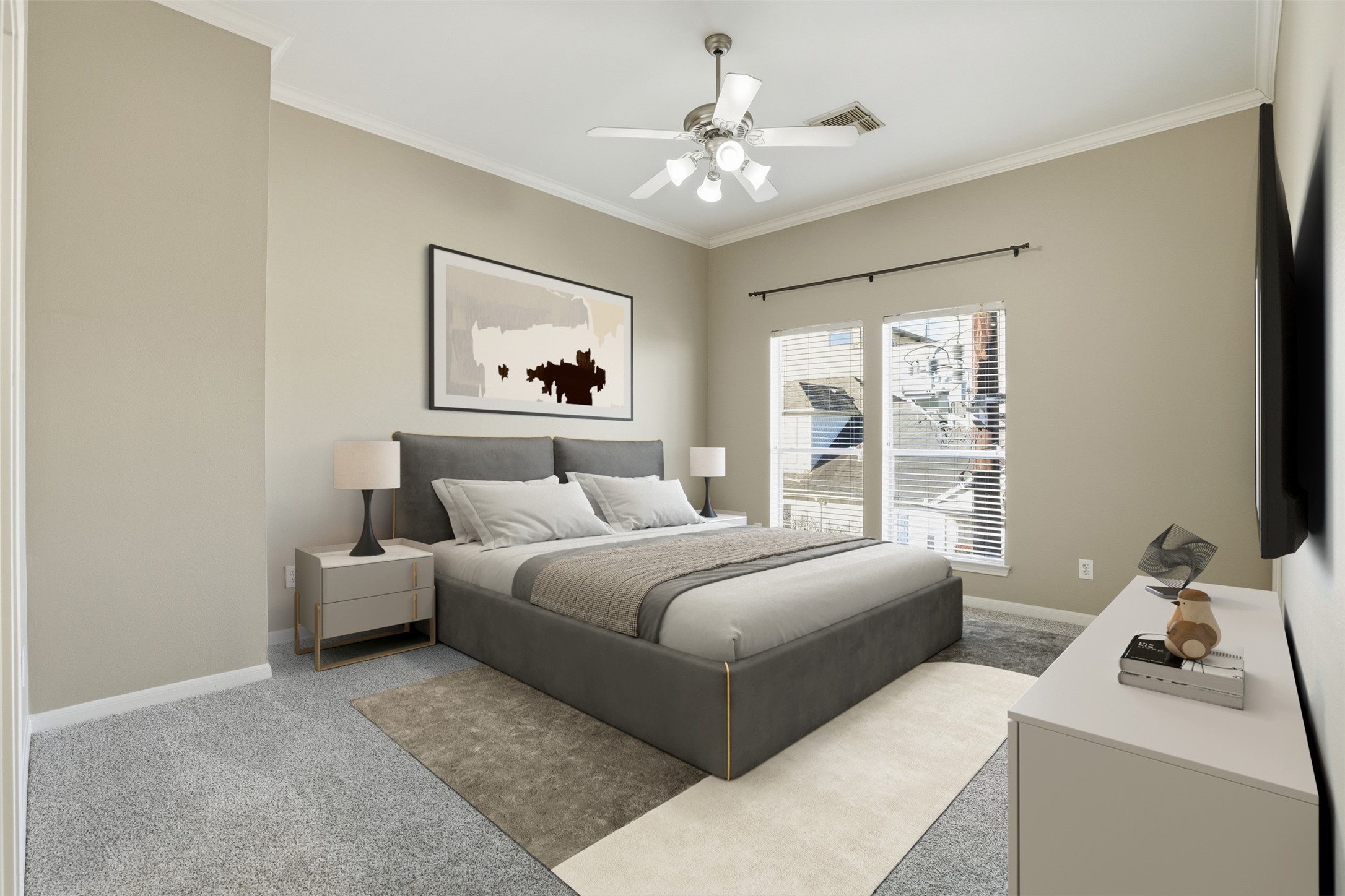 1809 Gillette Street Houston, TX 77019 - Photo 19 of 35 a bed room with a bed and a window