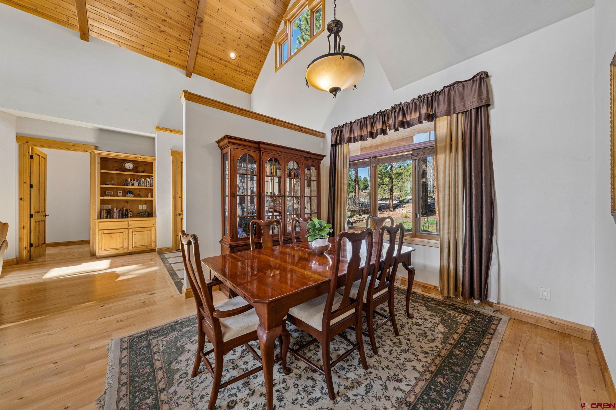 70 Clear Creek Loop Durango, CO 81301 - Photo 5 of 35 a dining room with furniture and window