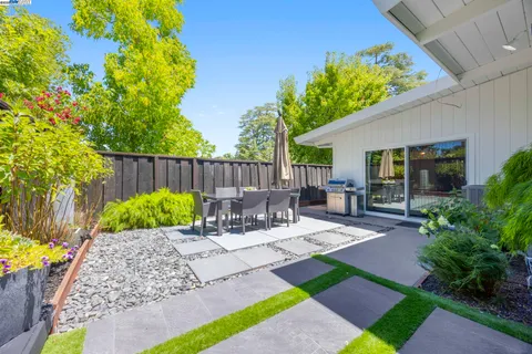 a view of outdoor space and swimming pool