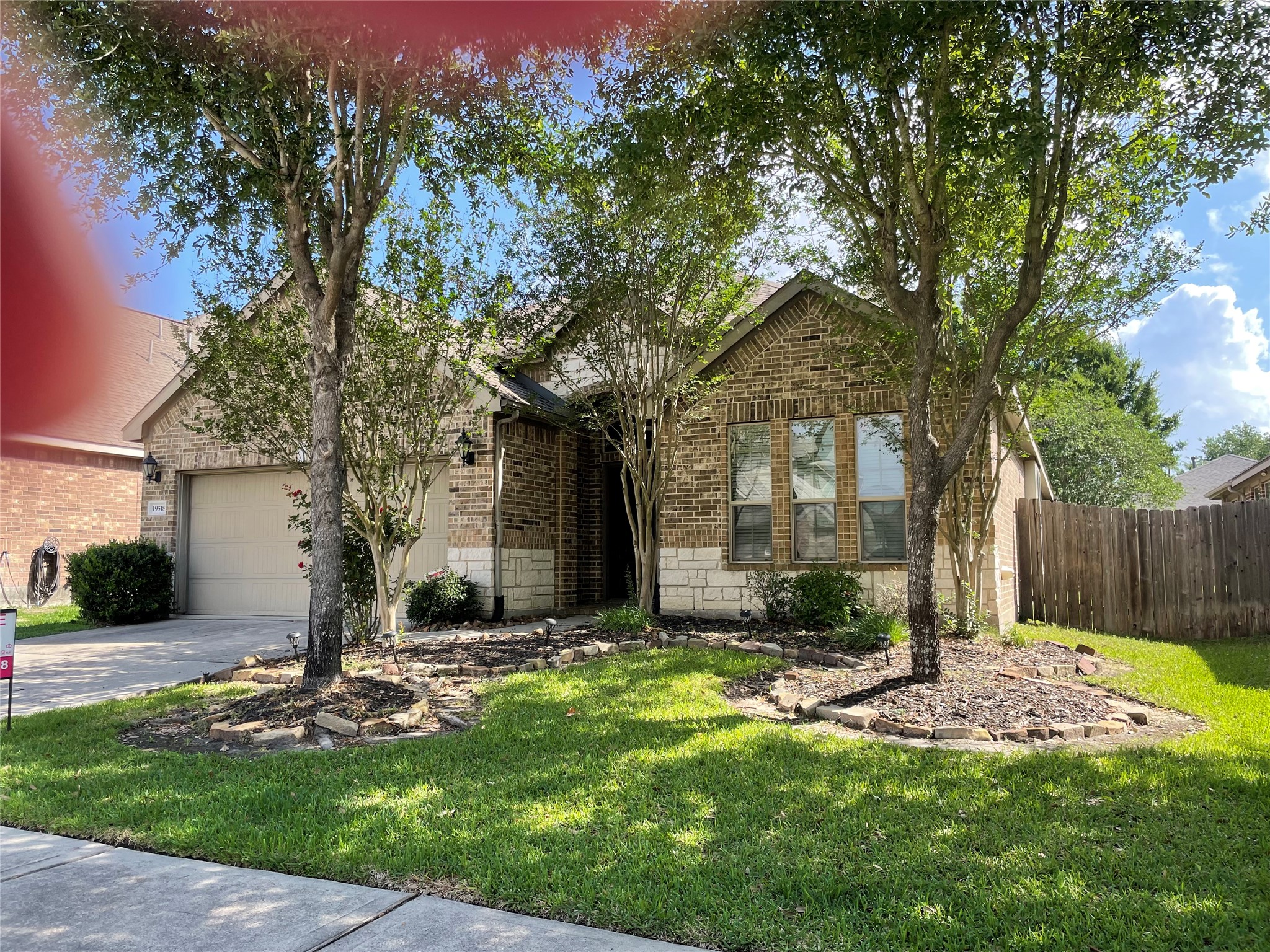 a front view of house with yard
