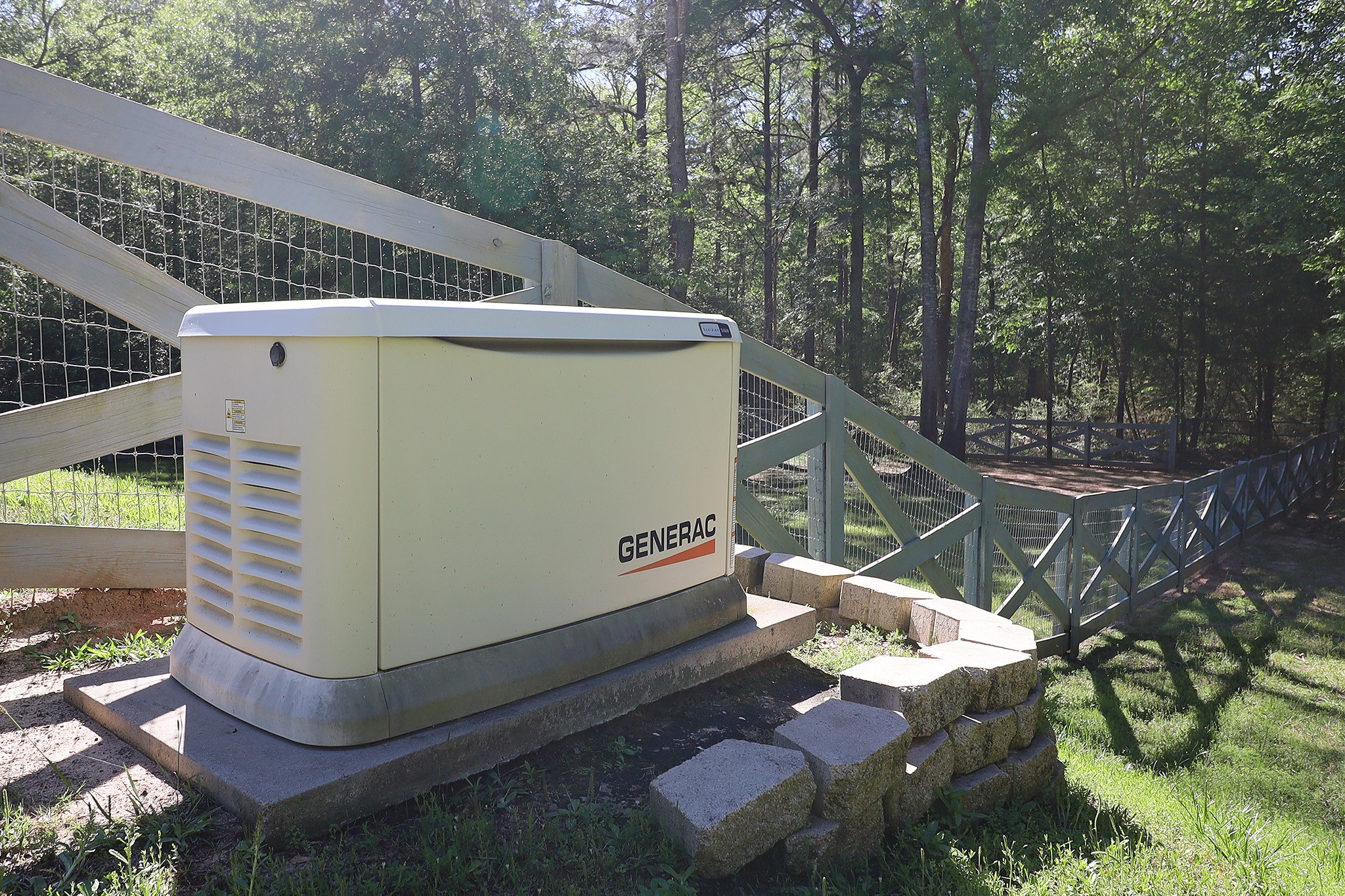 121 Red Hawk Road Huntsville, TX 77340 - Photo 43 of 48 Whole house generator