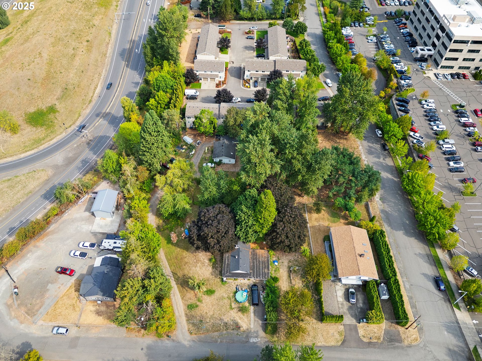 9000 Southeast Con Battin Road Happy Valley, OR 97086 - Photo 11 of 40 an aerial view of residential house with outdoor space