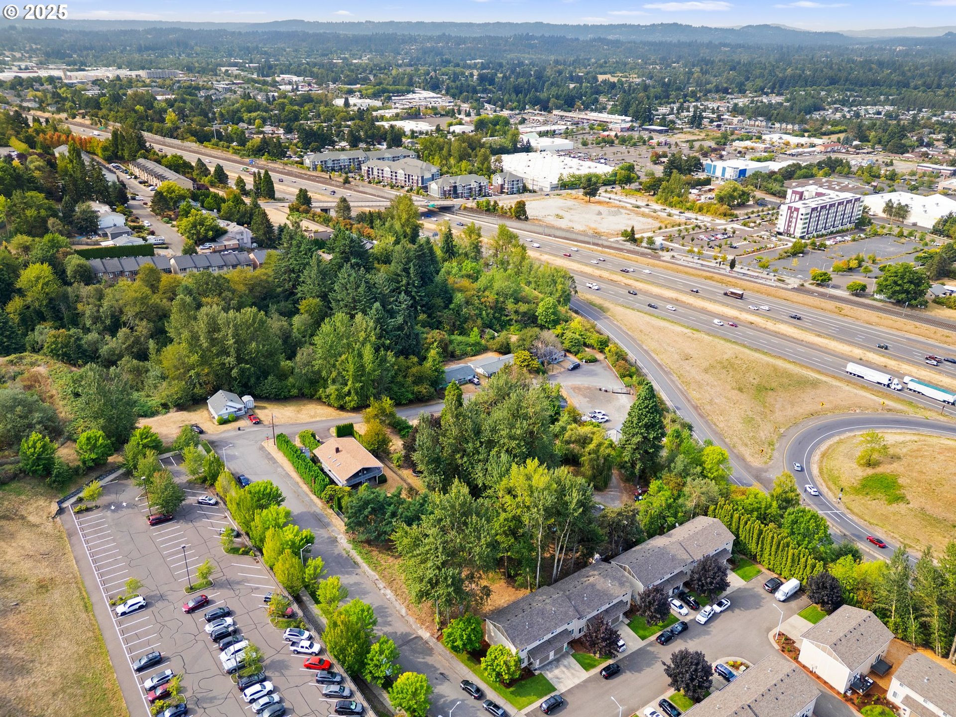 9000 Southeast Con Battin Road Happy Valley, OR 97086 - Photo 14 of 40 an aerial view of residential houses with outdoor space