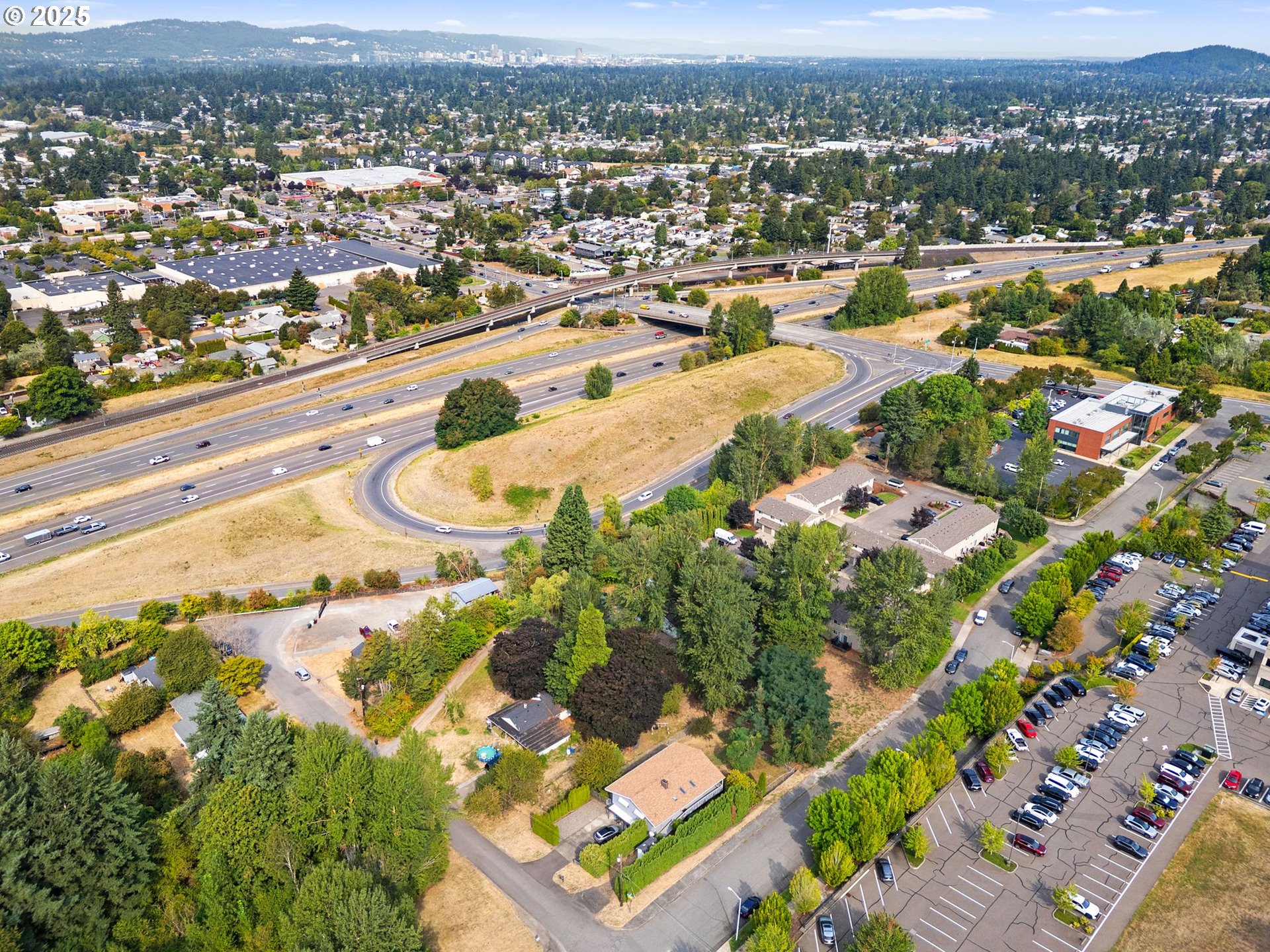 9000 Southeast Con Battin Road Happy Valley, OR 97086 - Photo 15 of 40 an aerial view of residential houses with outdoor space