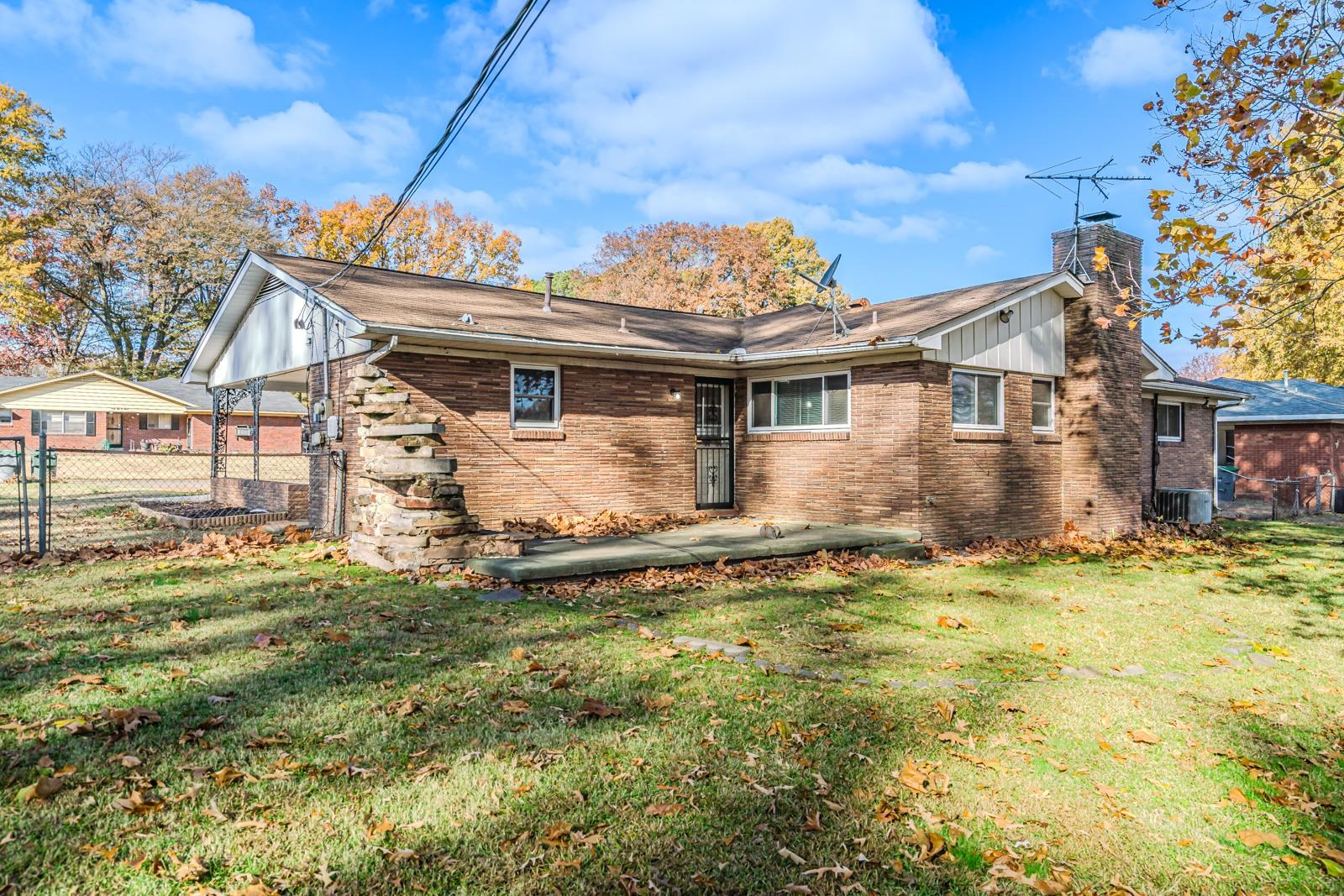 4202 Ambrose Road Memphis, TN 38116 - Photo 24 of 28 a view of a house with a yard