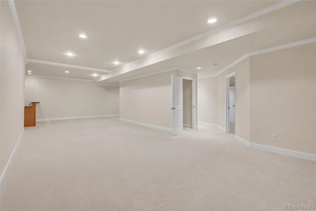 a view of an empty room