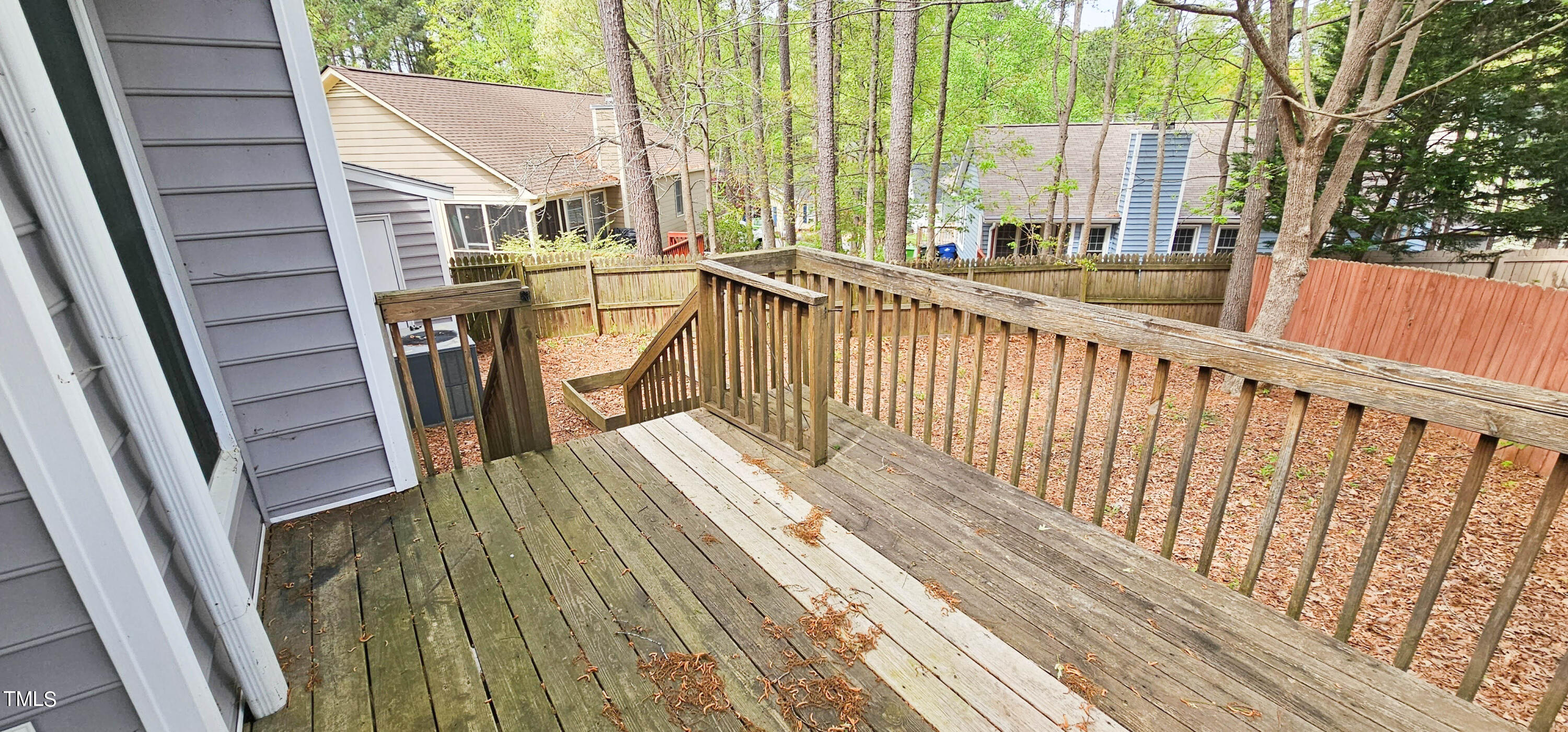 2141 Leadenhall Way Raleigh, NC 27603 - Photo 21 of 24 a view of a balcony with wooden floor and outdoor space