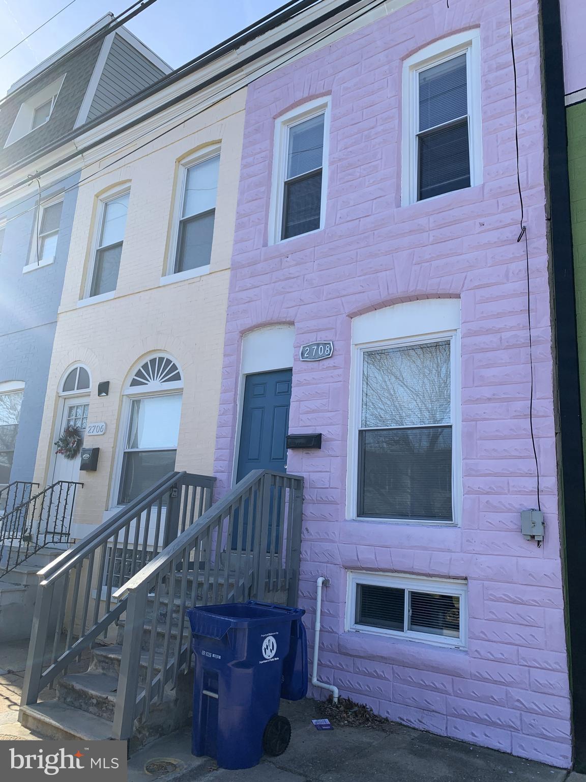 2708 Mathews Street Baltimore, MD 21218 - Photo 2 of 20 a front view of a house with balcony