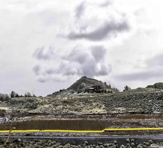 a house view with a garden space