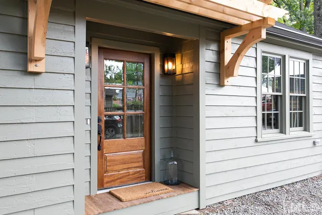 a view of front door and entryway
