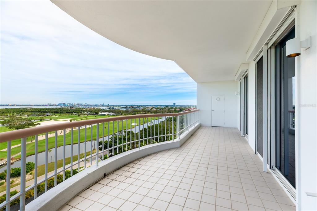 455 Longboat Club Road, Unit PH8 Longboat Key, FL 34228 - Photo 34 of 64 a view of a balcony with city view