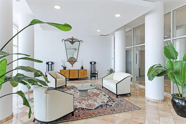 a view of a room with window