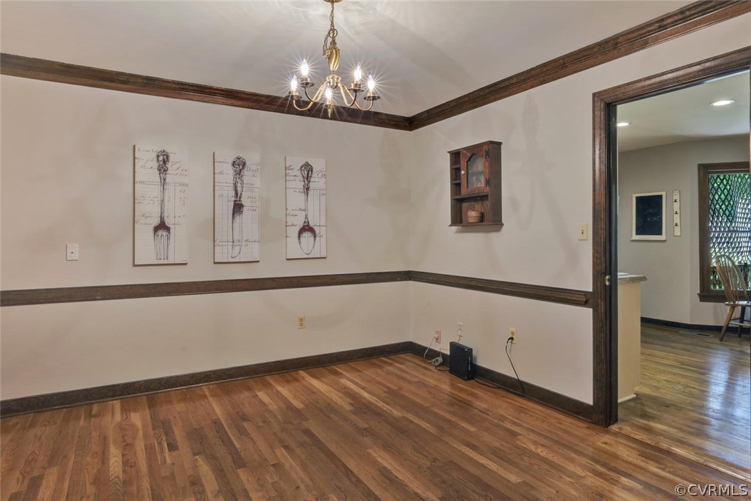 11920 Nash Road Chesterfield, VA 23838 - Photo 8 of 40 Spacious formal dining room with wood flooring