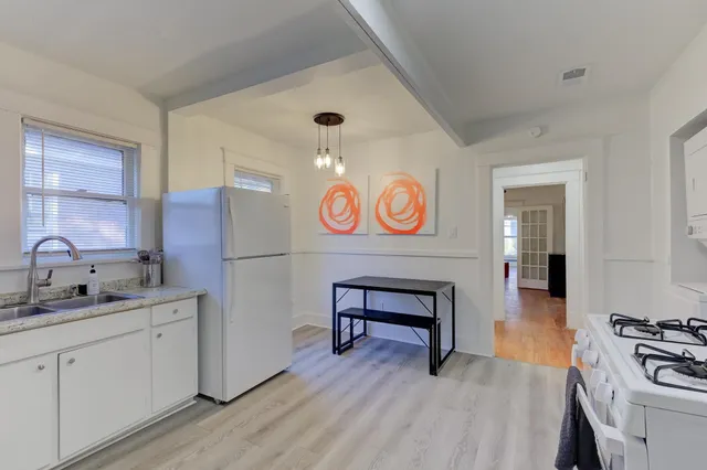 a outdoor space with furniture