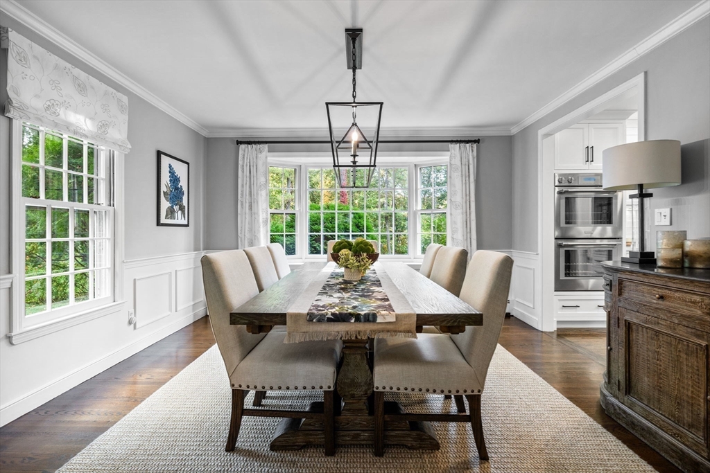 4 Alonesos Way Andover, MA 01810 - Photo 15 of 42 a view of a dining room with furniture window and outside view