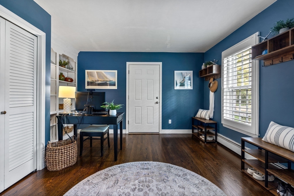 4 Alonesos Way Andover, MA 01810 - Photo 18 of 42 a living room with furniture wooden floor and a window