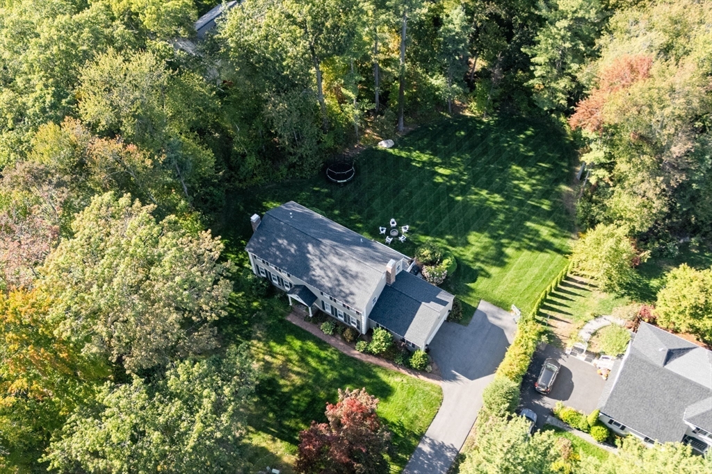 4 Alonesos Way Andover, MA 01810 - Photo 39 of 42 an aerial view of a house with garden space and street view