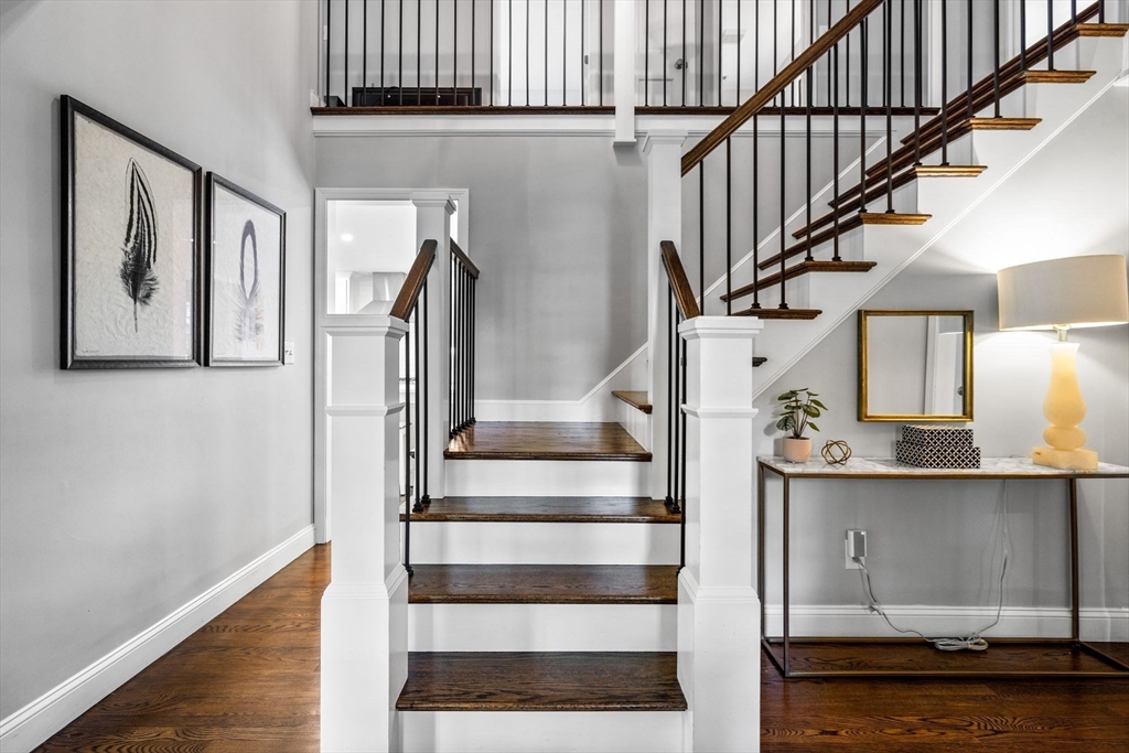 4 Alonesos Way Andover, MA 01810 - Photo 4 of 42 a view of entryway and hall with wooden floor