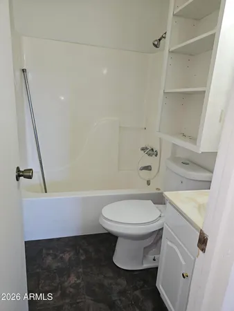 a view of a room with an empty space