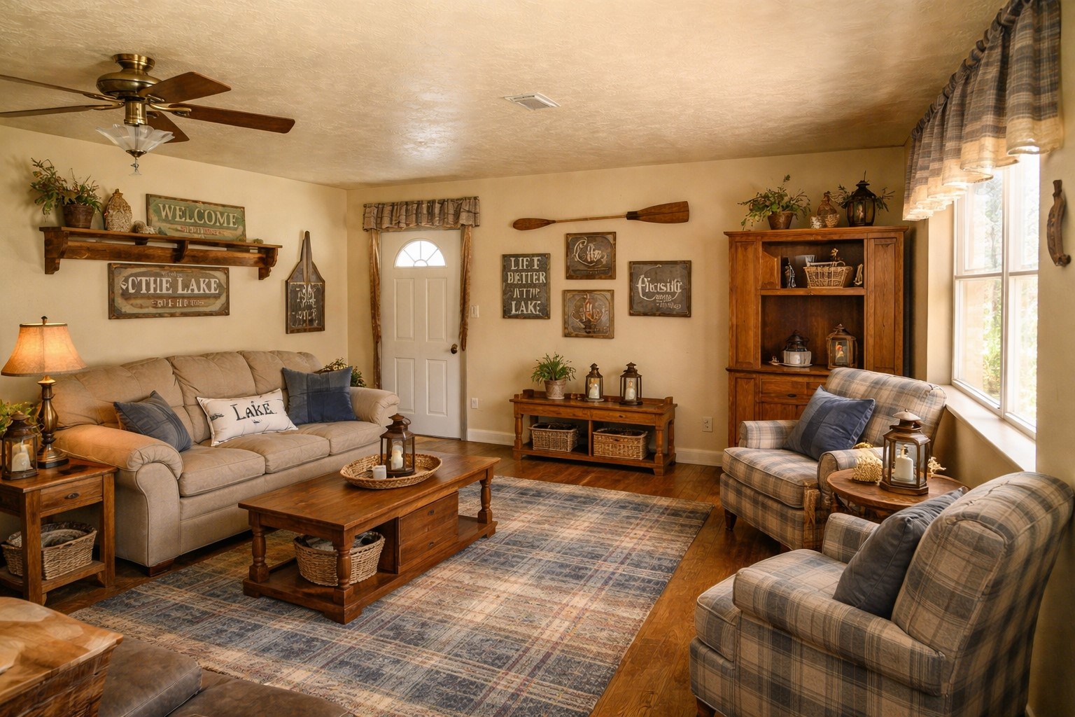 321 Broken Arrow Trail Goodrich, TX 77335 - Photo 15 of 31 Living room decorated virtually