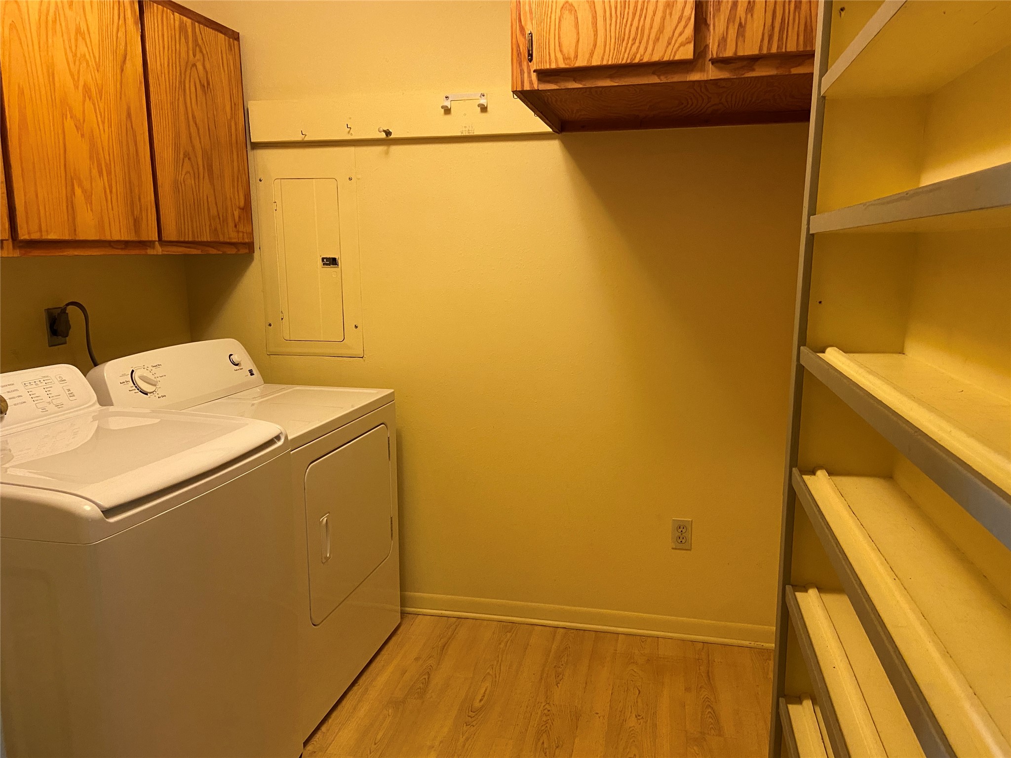 321 Broken Arrow Trail Goodrich, TX 77335 - Photo 22 of 31 There is plenty of room in the laundry/pantry room.