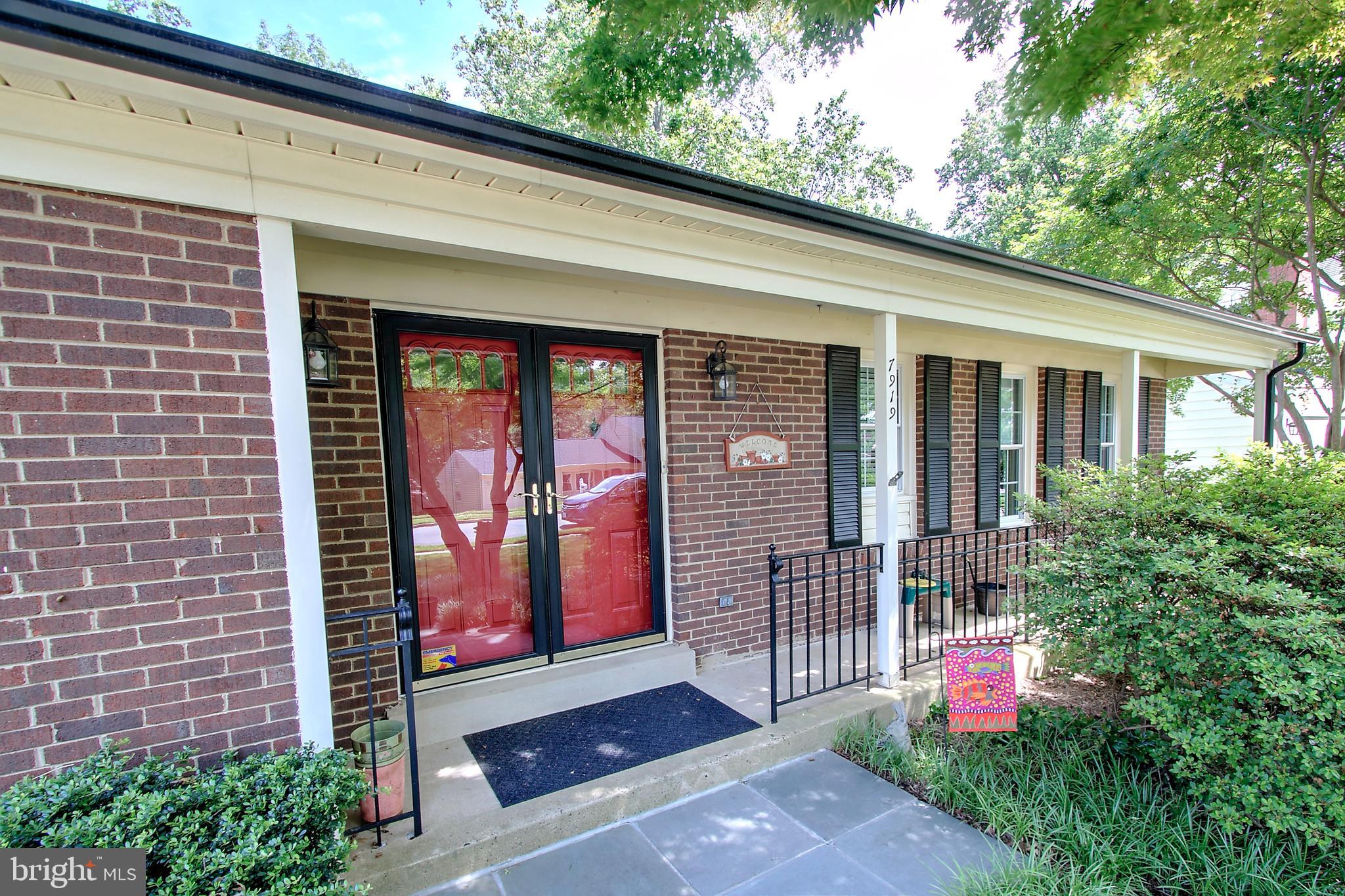 7919 St George Court Springfield, VA 22153 - Photo 3 of 51 Inviting Front Porch with Double Doors