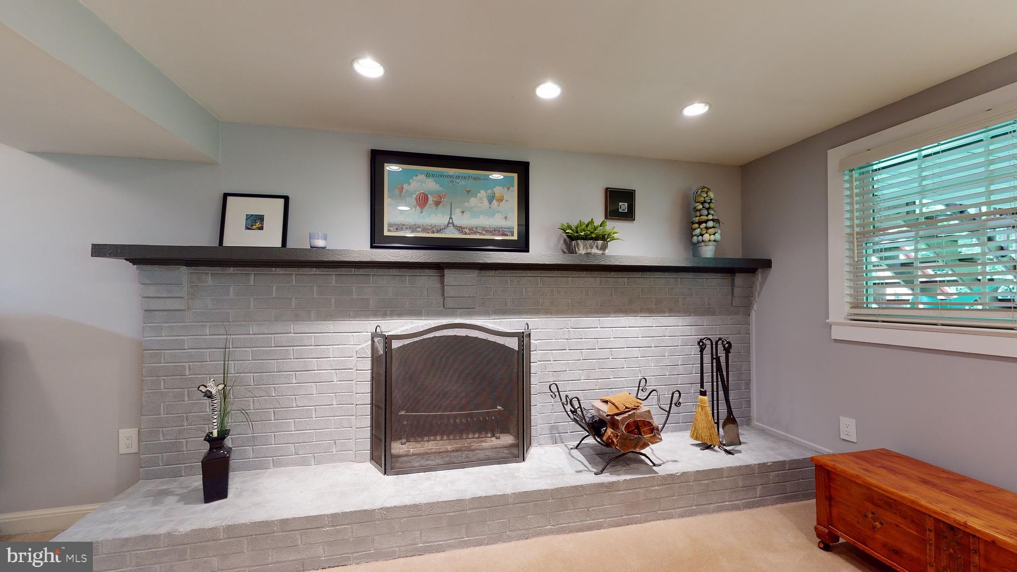 7919 St George Court Springfield, VA 22153 - Photo 29 of 51 Beautiful Brick Fireplace!