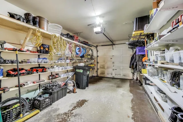 a view of storage and utility room