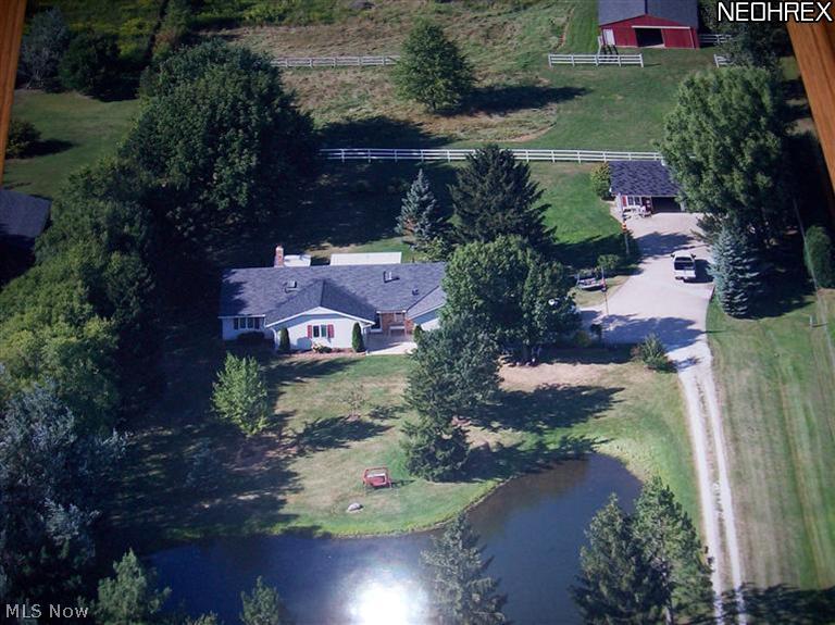 7555 Stone Road Medina, OH 44256 - Photo 24 of 25 Aerial view of this Farmette!!