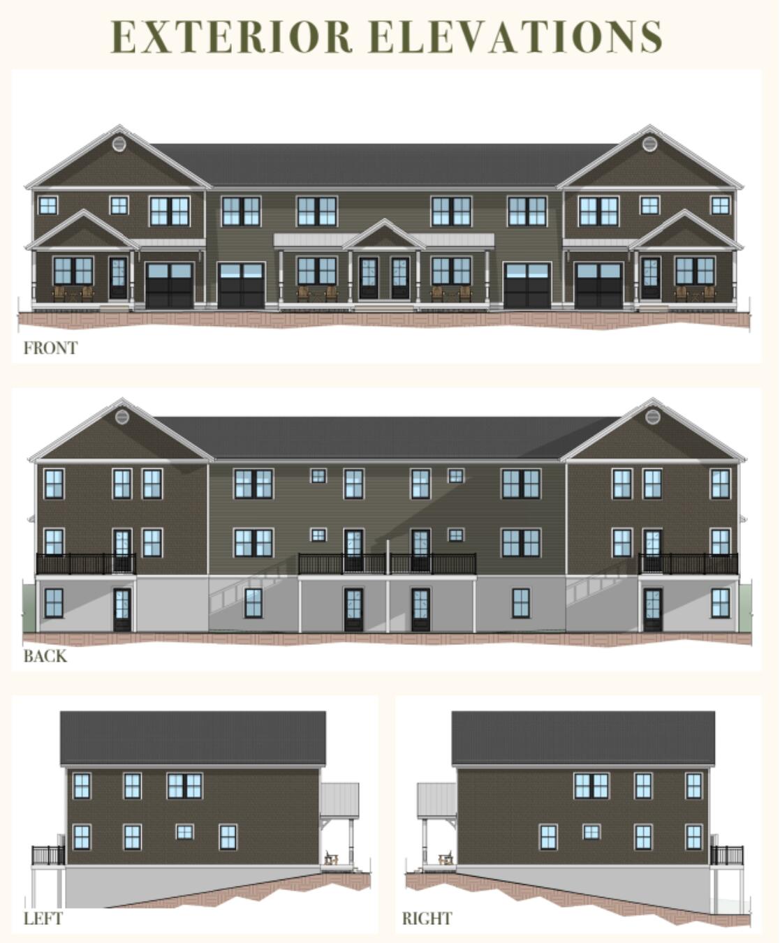 25 Daybreak Lane, Unit 8 Windham, ME 04062 - Photo 10 of 12 Windham Exterior Elevations