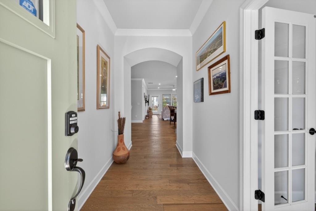5162 Morrell Road Hoschton, GA 30548 - Photo 4 of 53 a view of a hallway with windows and closet