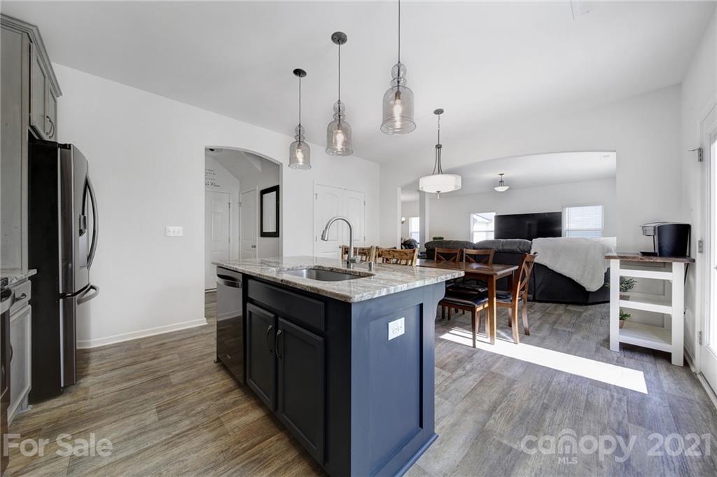 3097 Riker Street Clover, SC 29710 - Photo 21 of 39 a kitchen with lots of counter top space and stainless steel appliances