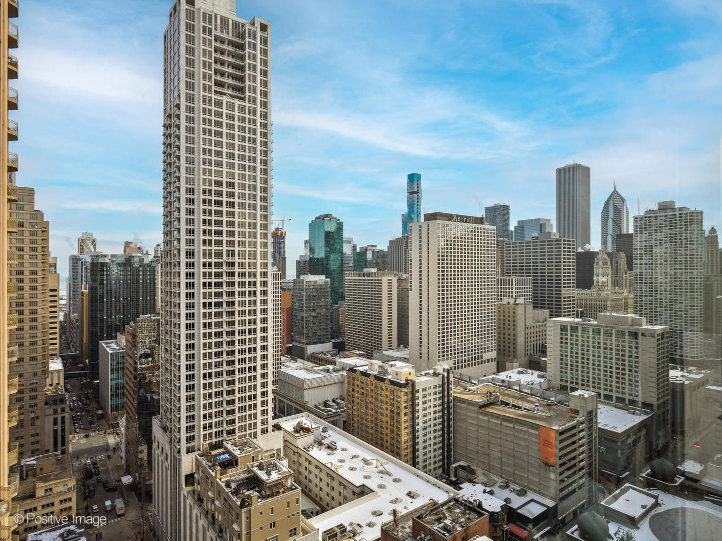 2 East Erie Street, Unit 3301 Chicago, IL 60611 - Photo 15 of 16 a view of city with balcony