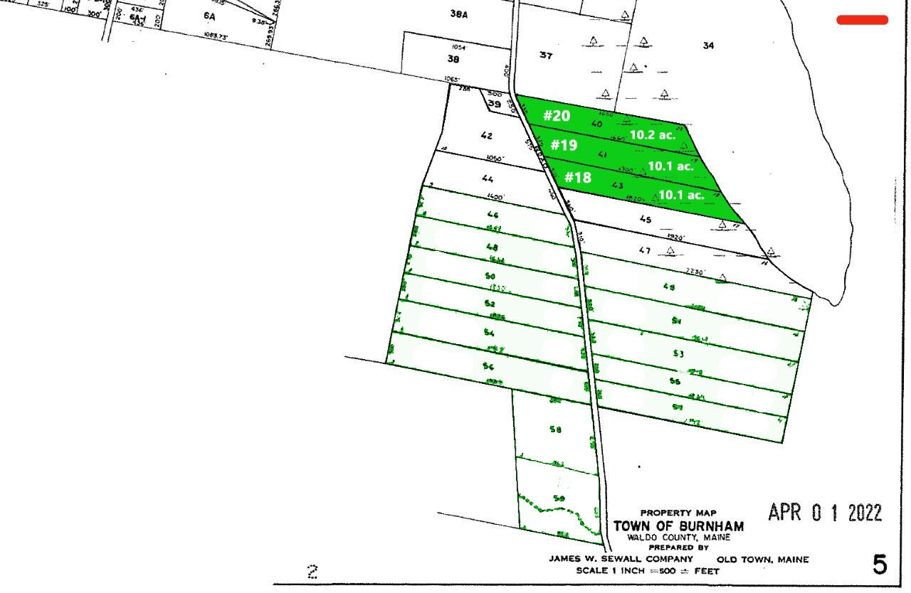 40-41 & 43 Morgan Road Burnham, ME 04922 - Photo 5 of 14 TAX MAPS 5 cr 3 llots