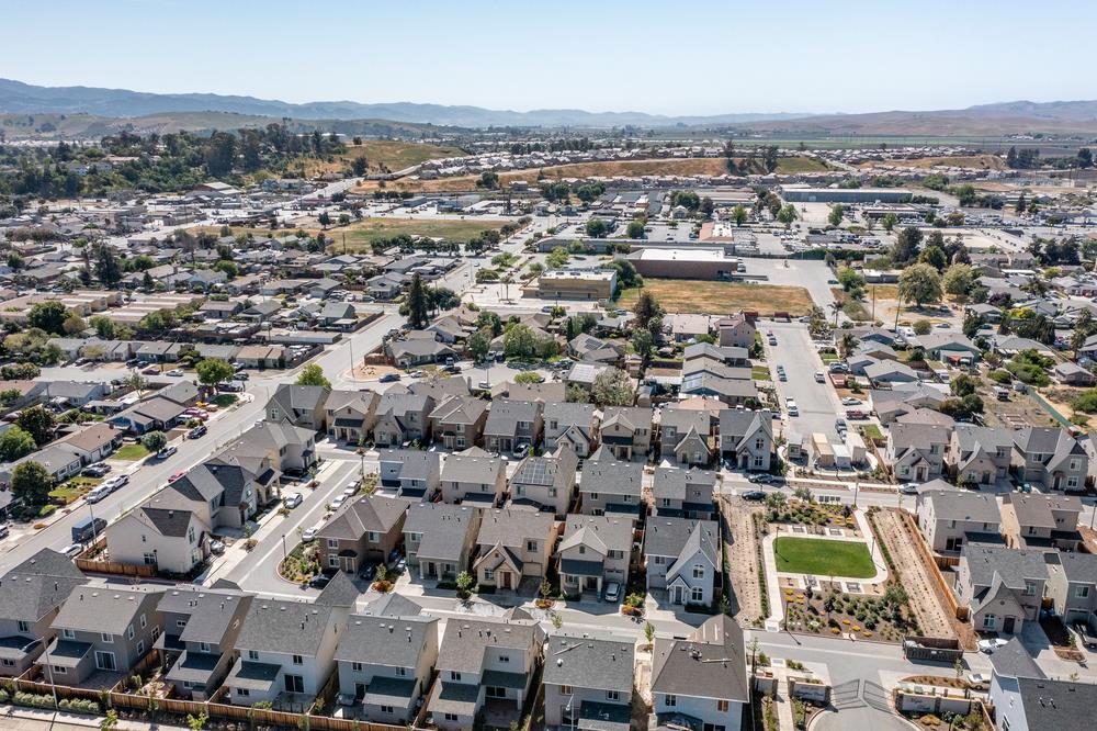 112 Springtime Circle Hollister, CA 95023 - Photo 56 of 63 an aerial view of a city with lots of residential buildings