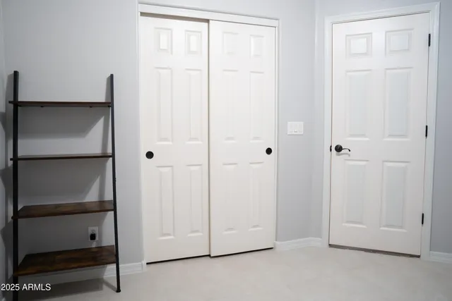 a view of an empty room