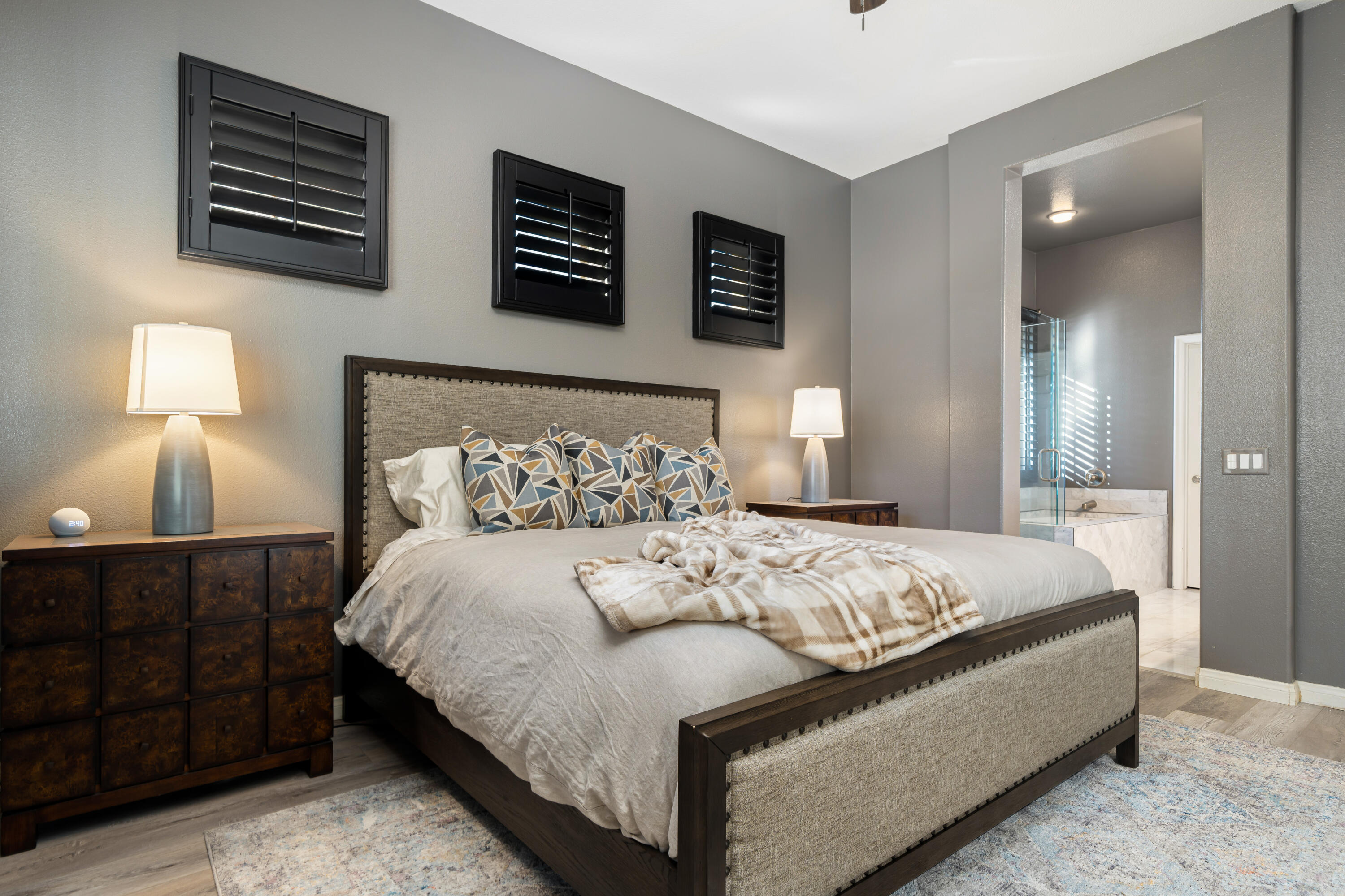 49474 Jordan Street Indio, CA 92201 - Photo 31 of 51 a bedroom with bed and a night stand