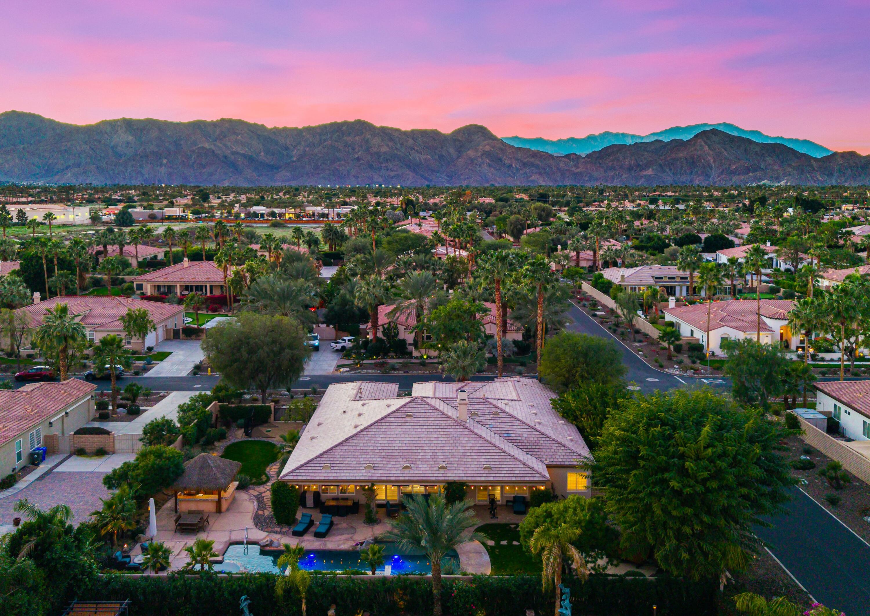 49474 Jordan Street Indio, CA 92201 - Photo 46 of 51 a view of house with outdoor space and mountain view