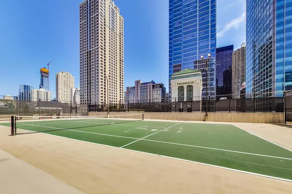 a view of a tennis court