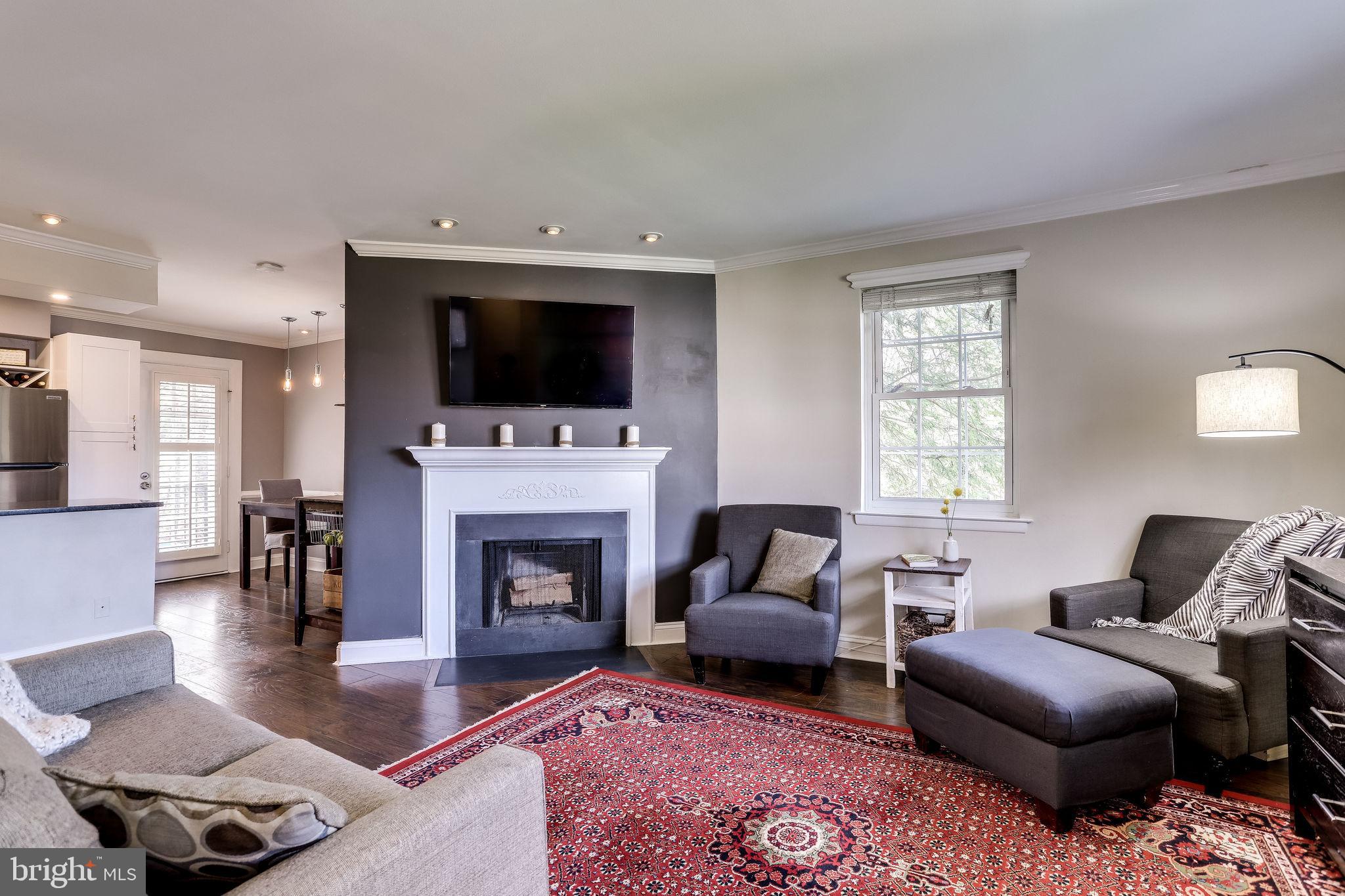 4648 28th Road South, Unit C Arlington, VA 22206 - Photo 10 of 44 Wood burning fireplace