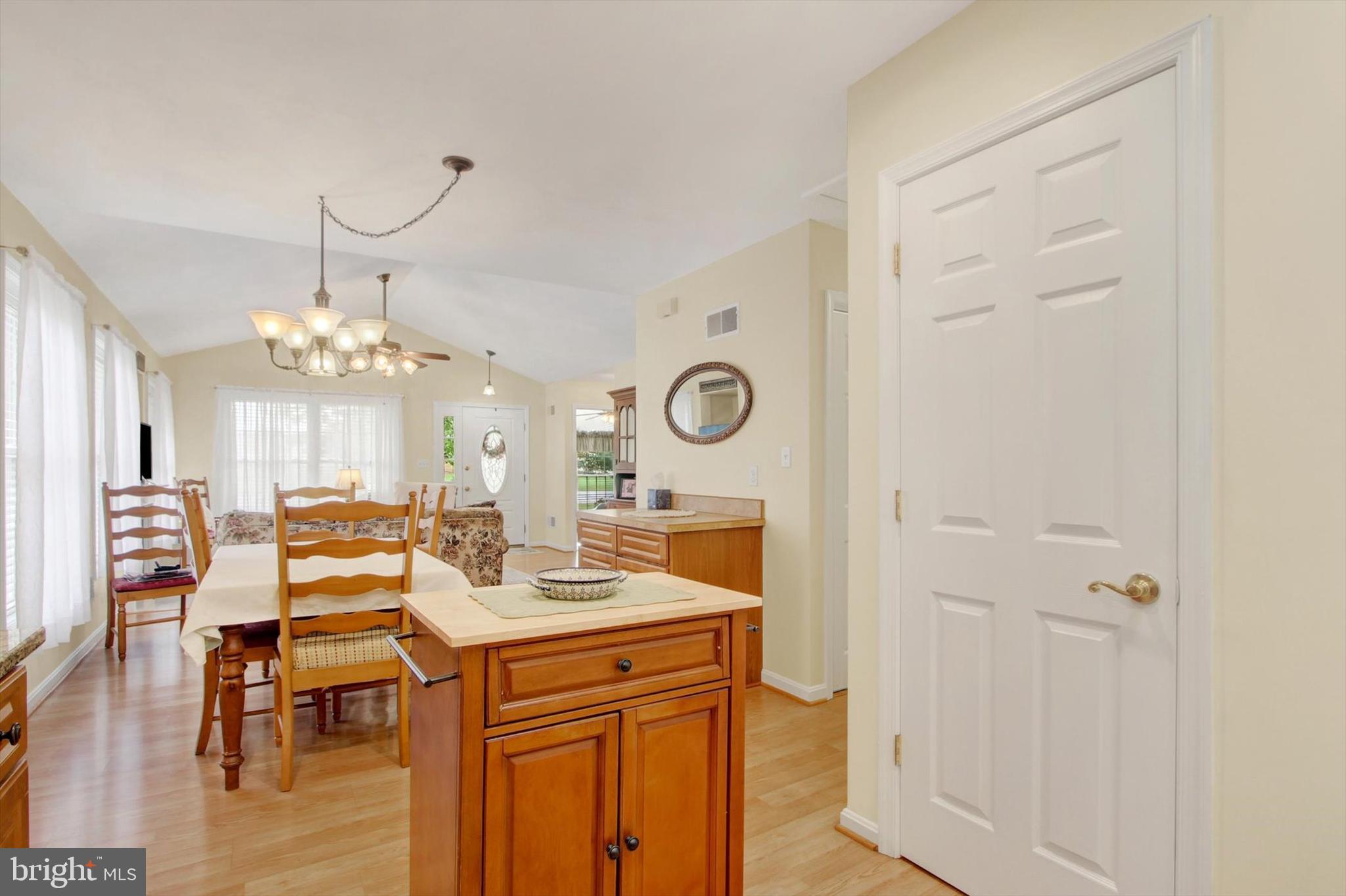 975 Hoffman Home Road Gettysburg, PA 17325 - Photo 12 of 28 a very nice looking dining room with kitchen island furniture a chandelier and a view of kitchen