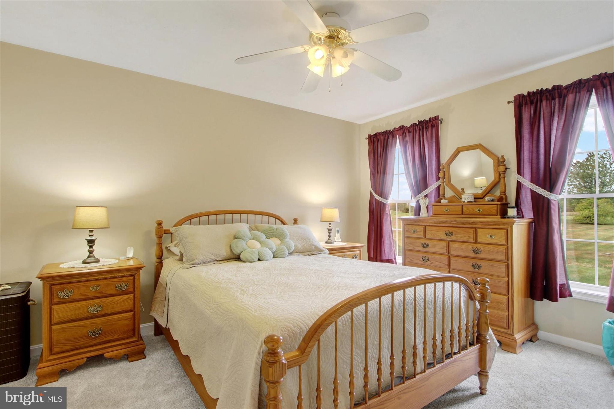 975 Hoffman Home Road Gettysburg, PA 17325 - Photo 17 of 28 a bedroom with a bed and a mirror on the dresser