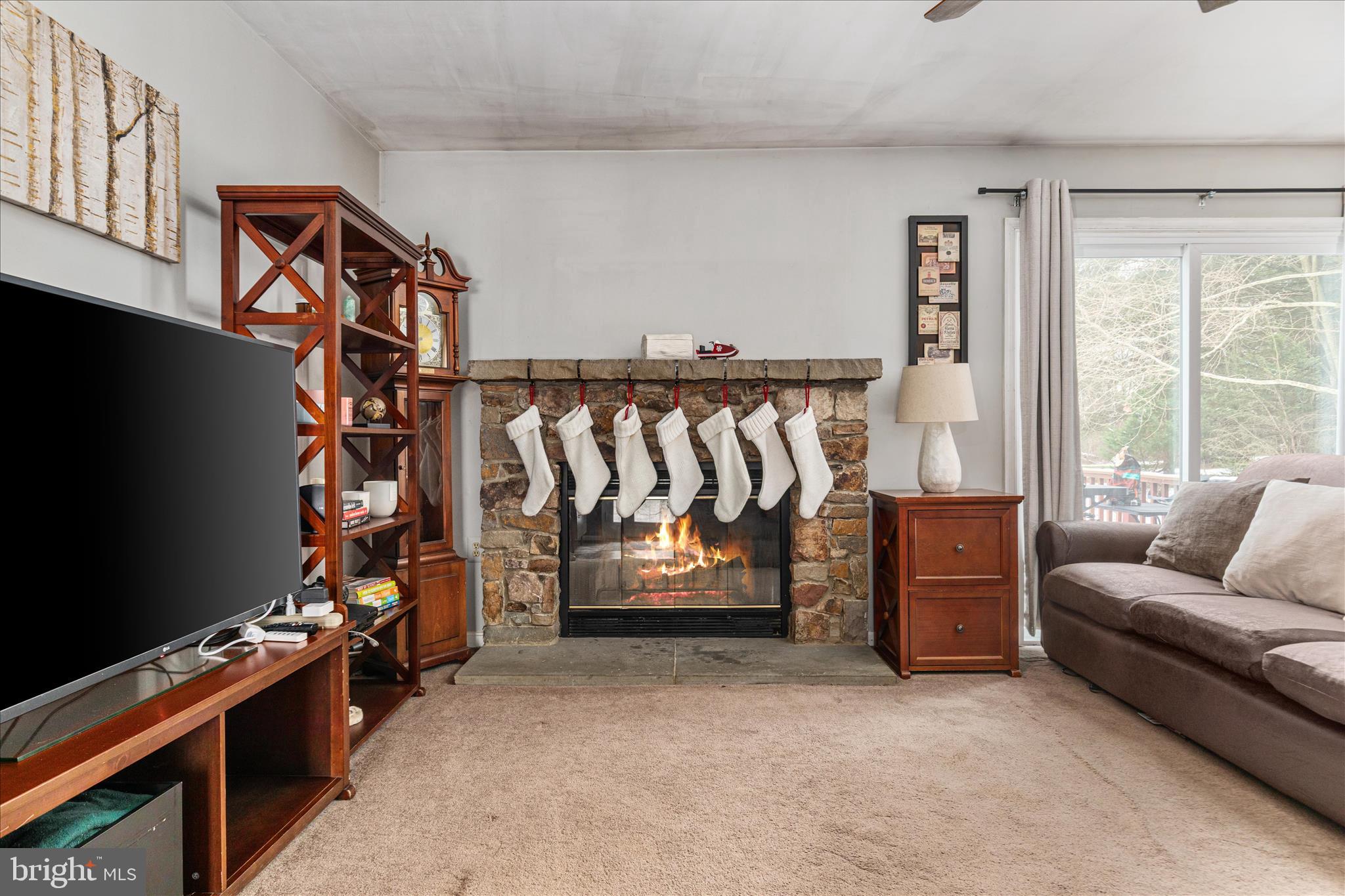 43301 Spinks Ferry Road Leesburg, VA 20176 - Photo 48 of 102 a living room with furniture and a flat screen tv