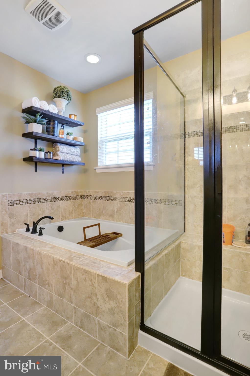 164 Mountain Laurel Boulevard Ranson, WV 25438 - Photo 35 of 51 Soaking tub and shower stall