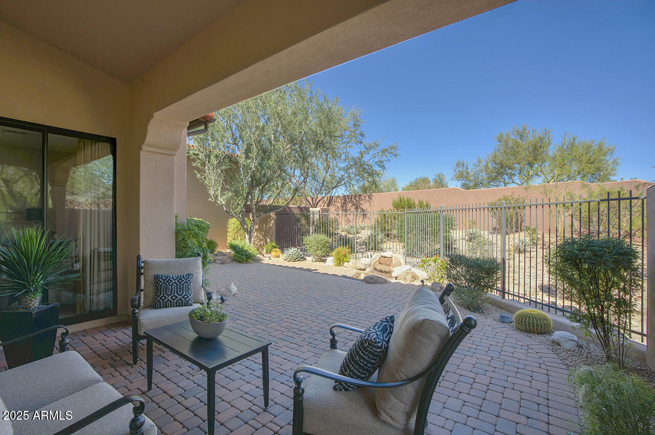 9190 East Hoverland Road Scottsdale, AZ 85255 - Photo 9 of 35 a view of balcony with furniture
