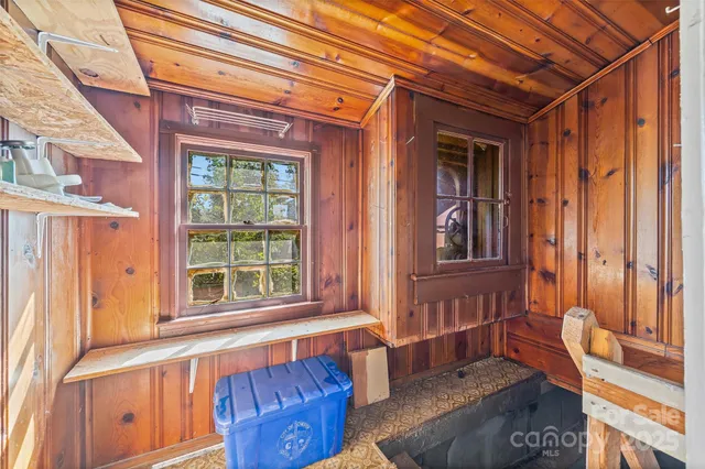 a view of front door of house