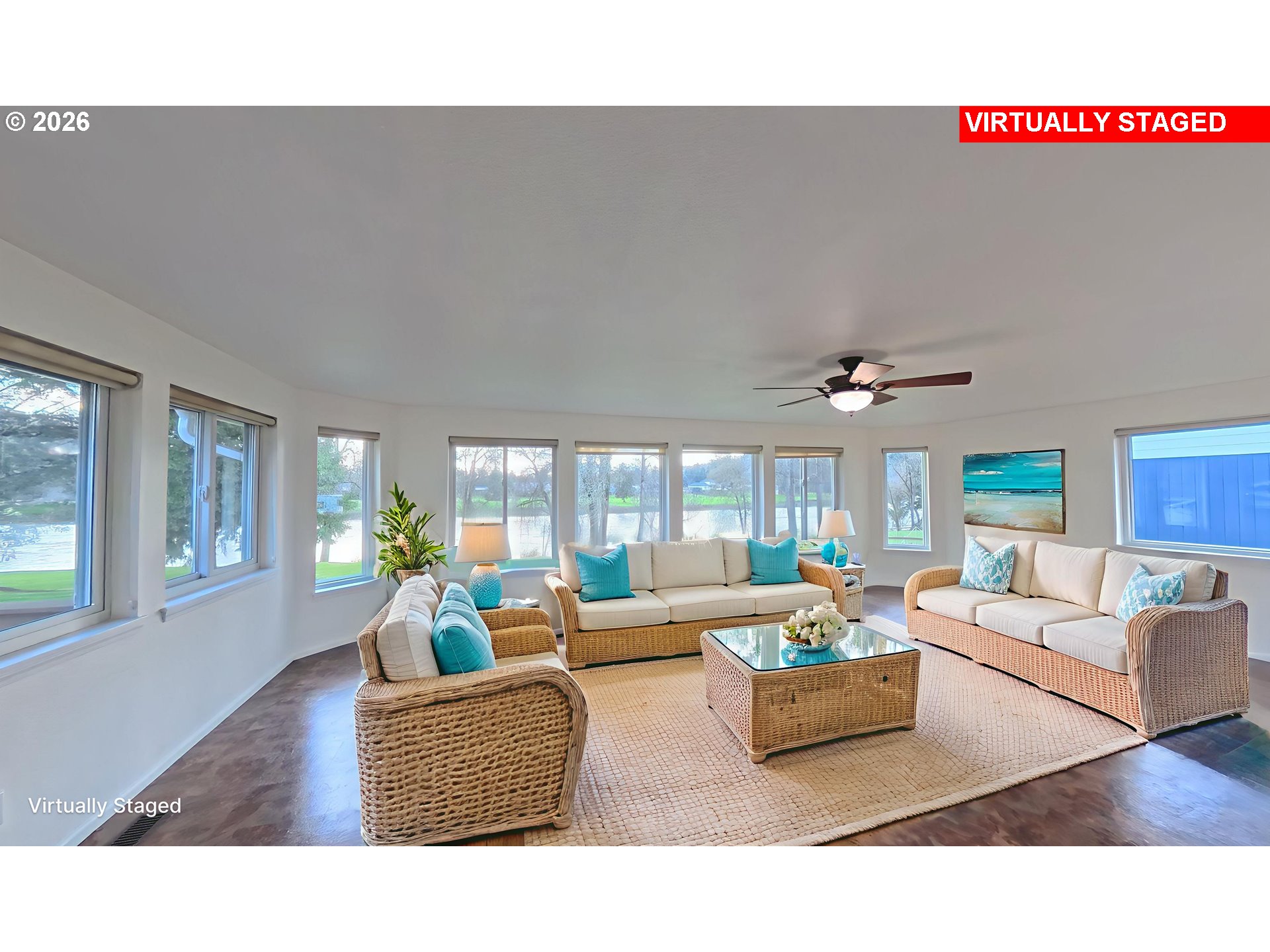 1732 Del Rio Road Roseburg, OR 97471 - Photo 13 of 39 a living room with furniture and a large window