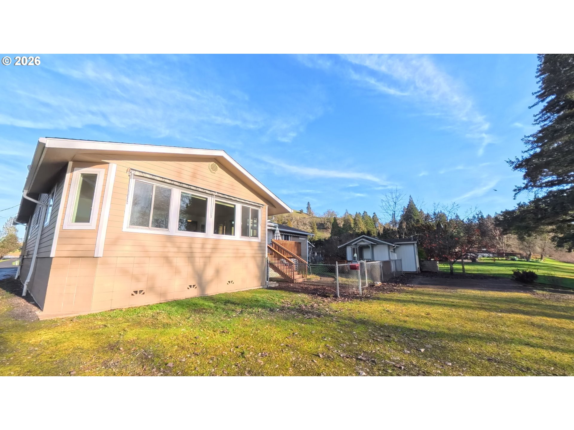 1732 Del Rio Road Roseburg, OR 97471 - Photo 22 of 39 a black and white photo of a house