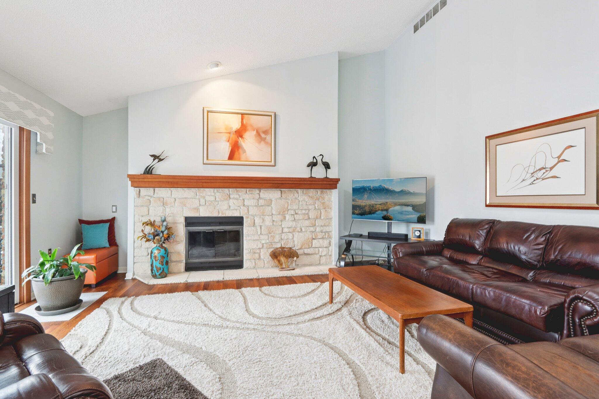 18985 Wilderness Court, Unit B Brookfield, WI 53045 - Photo 6 of 31 Beautiful Fireplace!