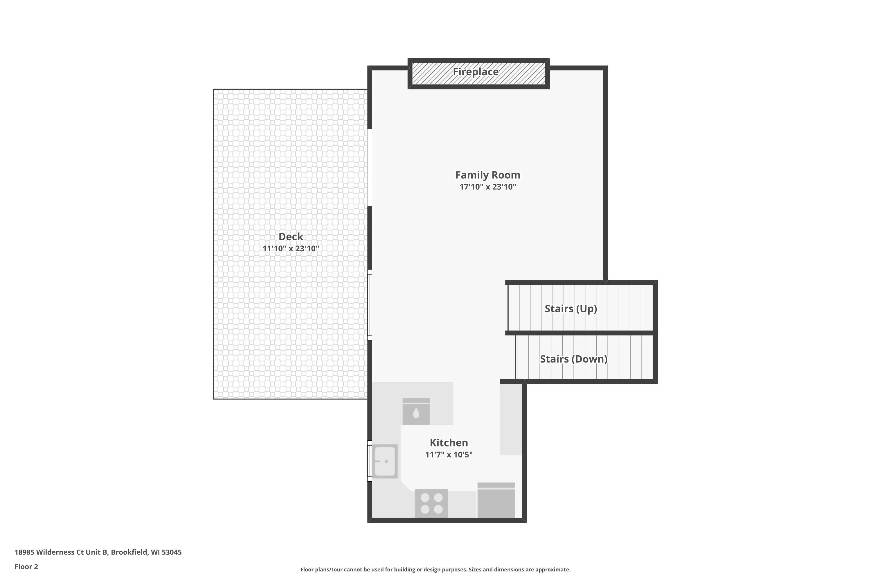 18985 Wilderness Court, Unit B Brookfield, WI 53045 - Photo 29 of 31 Floor Plan - Main Level